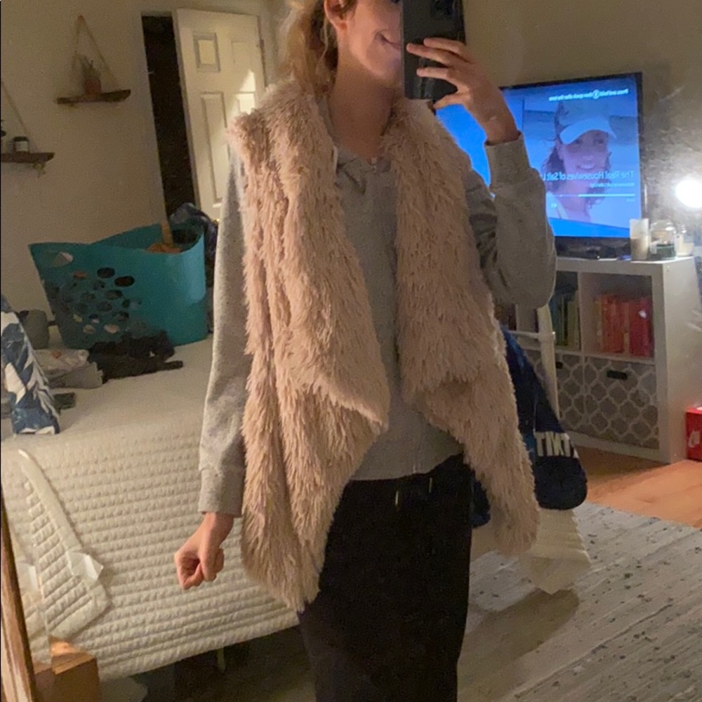 fuzzy vest